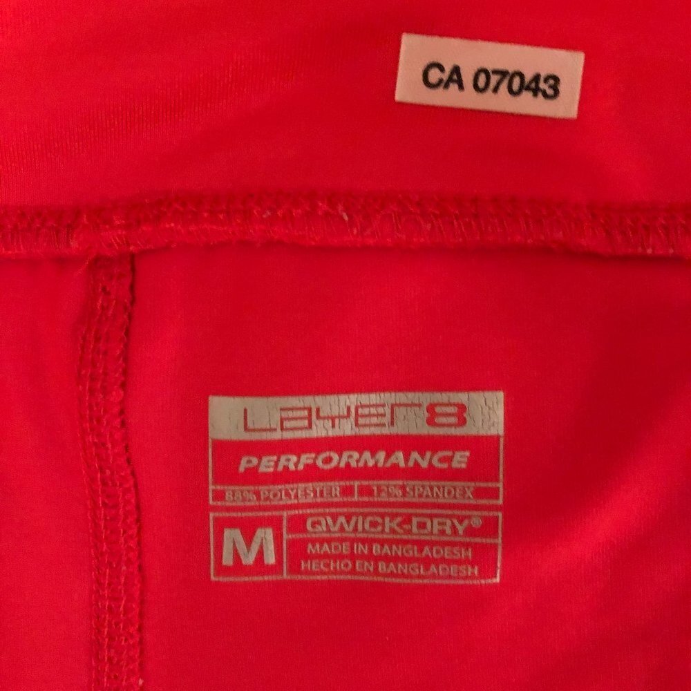 Layer 8 Performance Activewear Qwik-Dry Skirt/Skort Side Ruching Hot Pink Sz M - Picture 5 of 7